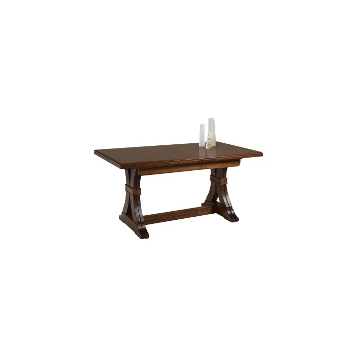 Tavolo allungabile da pranzo Polignano noce 180x85 cm