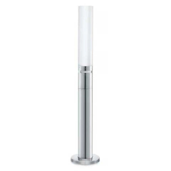 Lampada da giardino a LED Steinel GL60 in acciaio inox e vetro opalino, lampada da terra per giardino e vialetto.