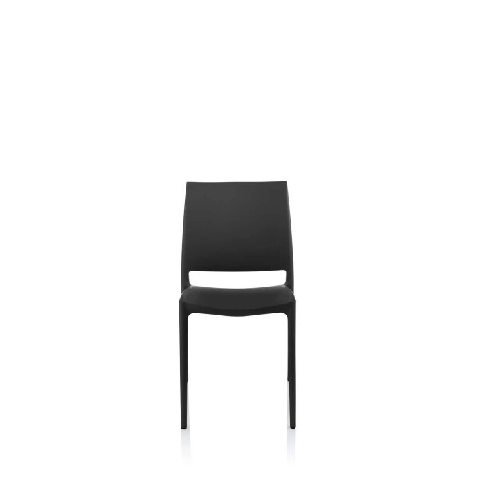 Sedia Curtis 46x54x85 cm nero 4 pz