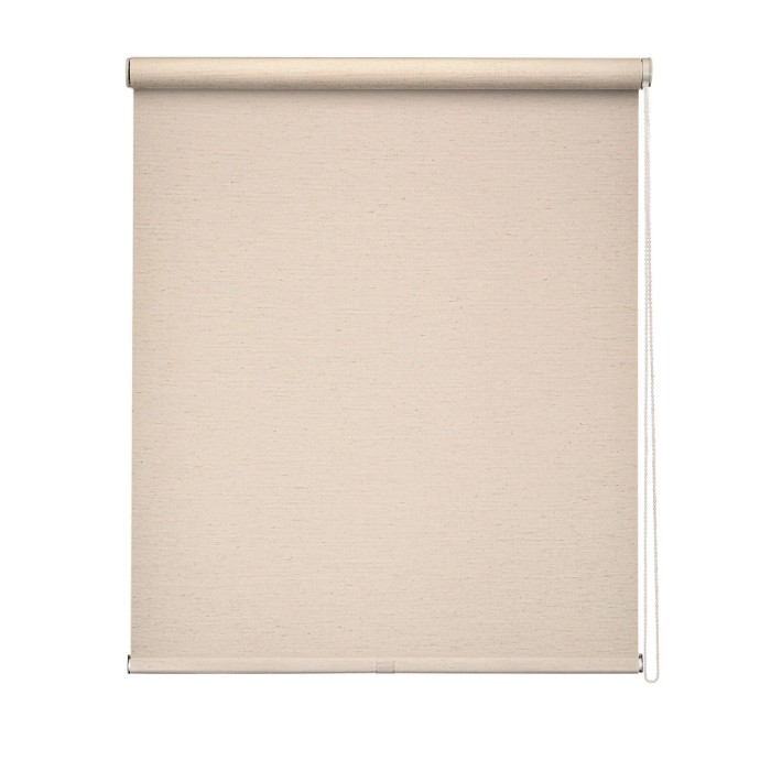 Tenda a rullo Lino filtrante 220x250 cm beige