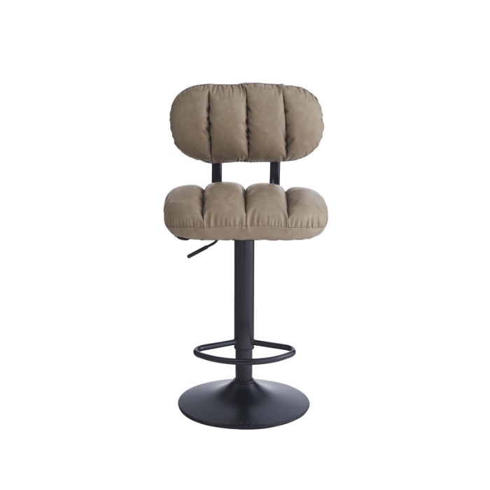 Sgabello estensibile Tati 43x40x61/81 cm Tortora 4 pz