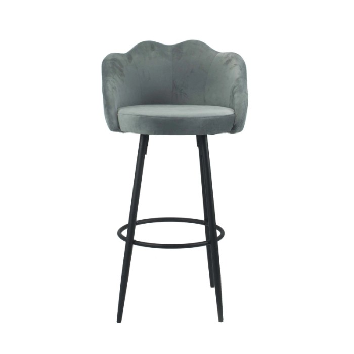 Sgabello Orel 100x54x55 cm Grigio 4 pz