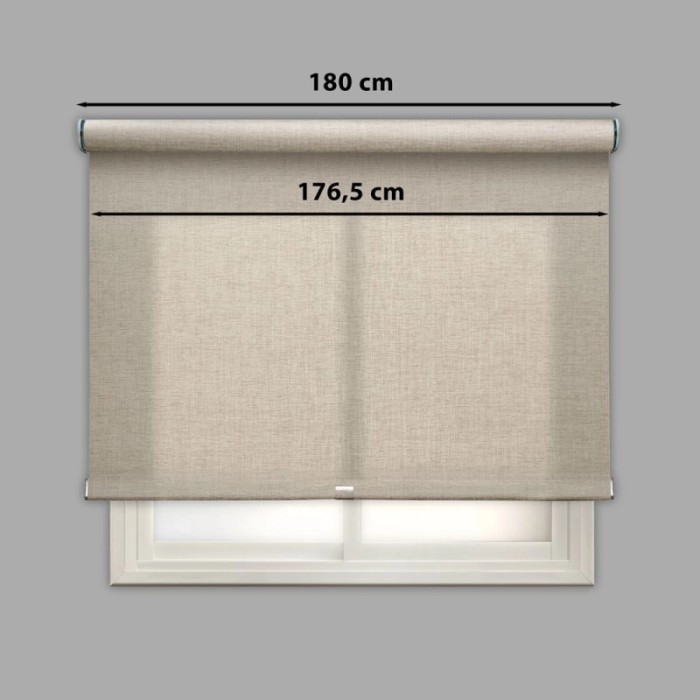 Tenda a rullo Berlin filtrante 180x250 cm beige