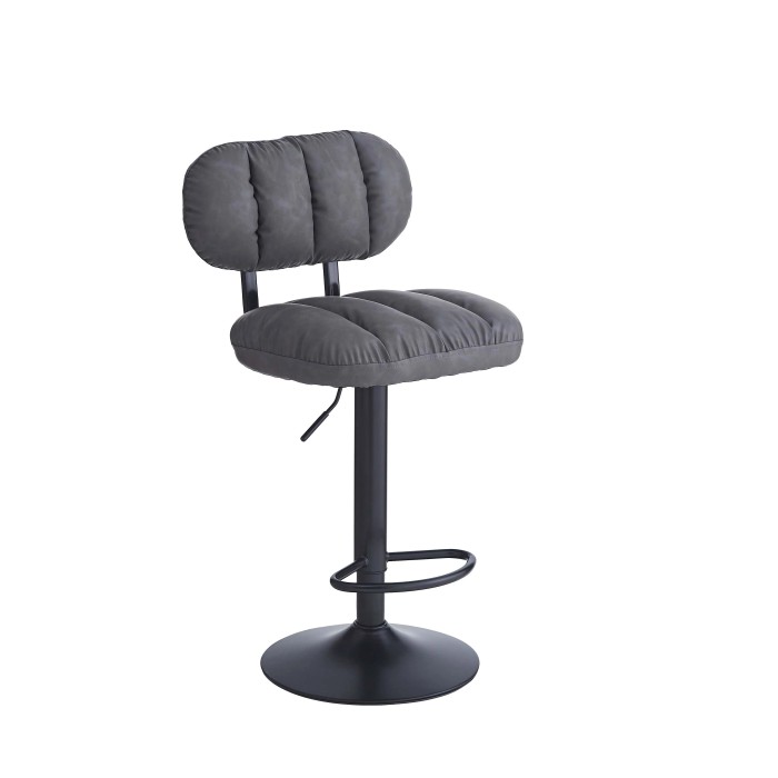 Sgabello estensibile Tati 43x40x61/81 cm Grigio 4 pz