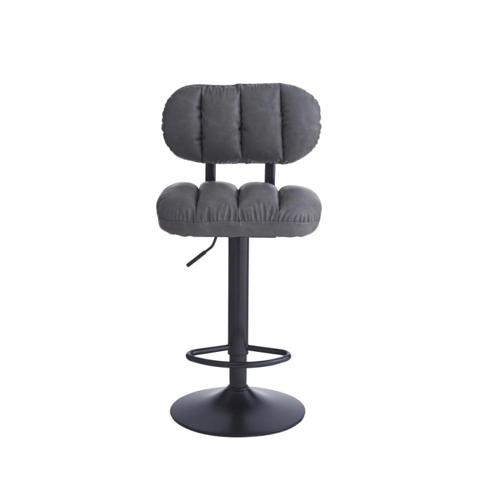 Sgabello estensibile Tati 43x40x61/81 cm Grigio 4 pz