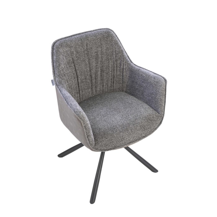 Sedia Aseat 81x62x61 cm Grigio 4 pz