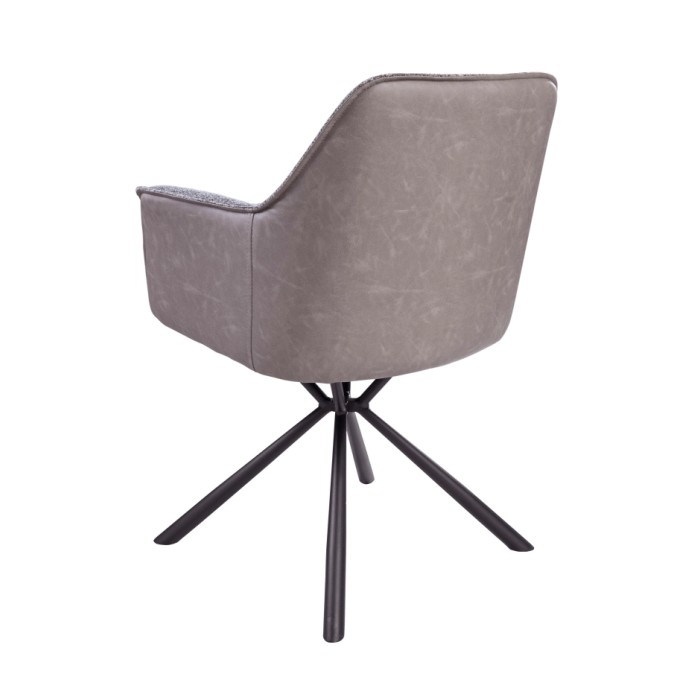 Sedia Aseat 81x62x61 cm Grigio 4 pz