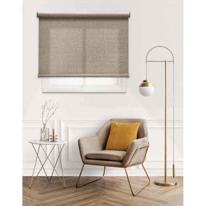 Tenda a rullo Berlin filtrante 180x250 cm marrone