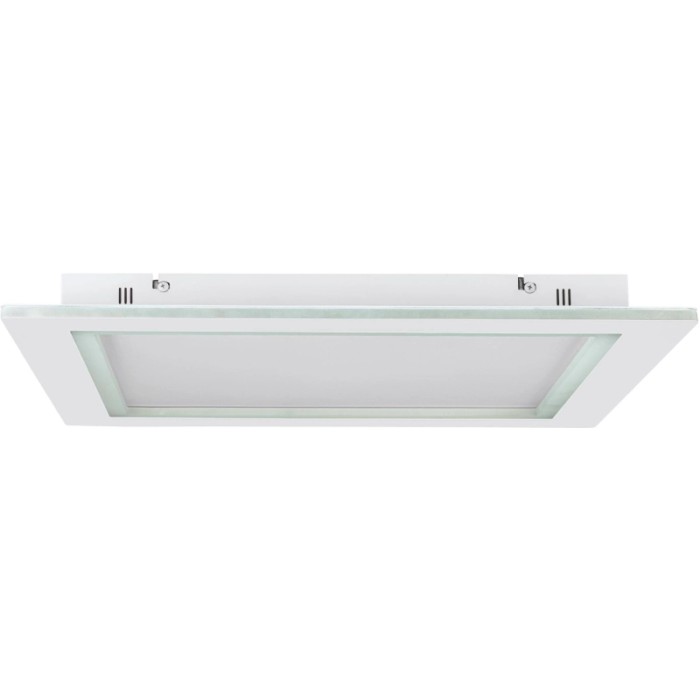 Plafoniera LED quadrata bianca Eglo Connect Padrogiano-Z, 59,5x59,5 cm.