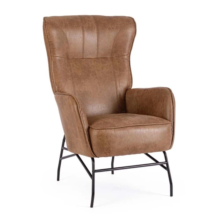 Poltrona Nasira 70x84h109 cm marrone