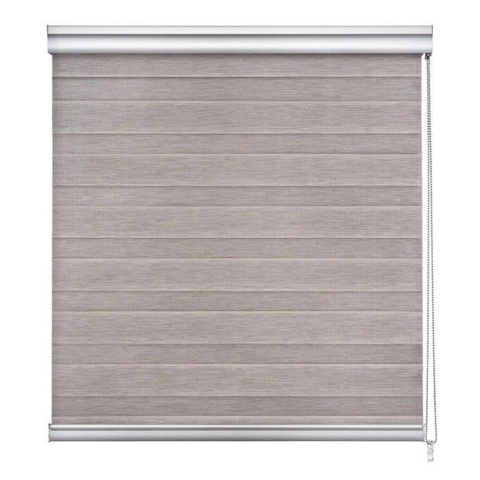 Tenda a rullo top Night & Day 220x250 cm grigio