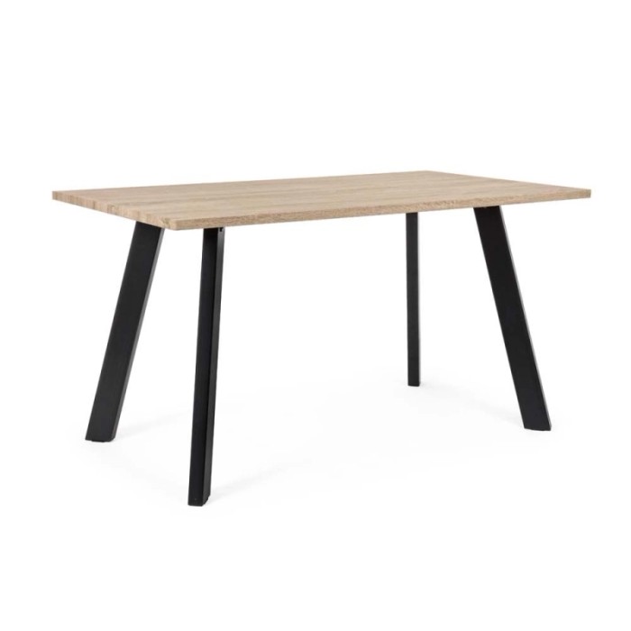 Tavolo rettangolare Giant 140x80xh75 cm nero
