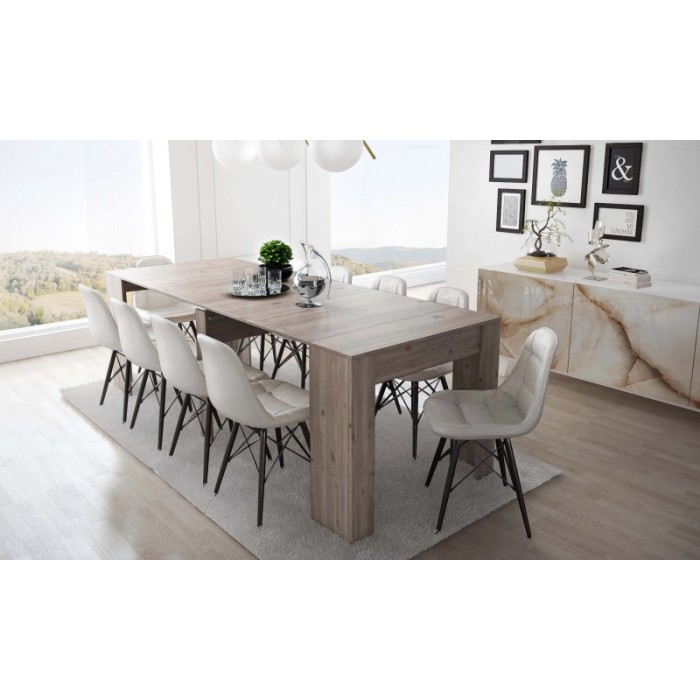 Consolle allungabile Luka nelson oak 90x52x77 cm