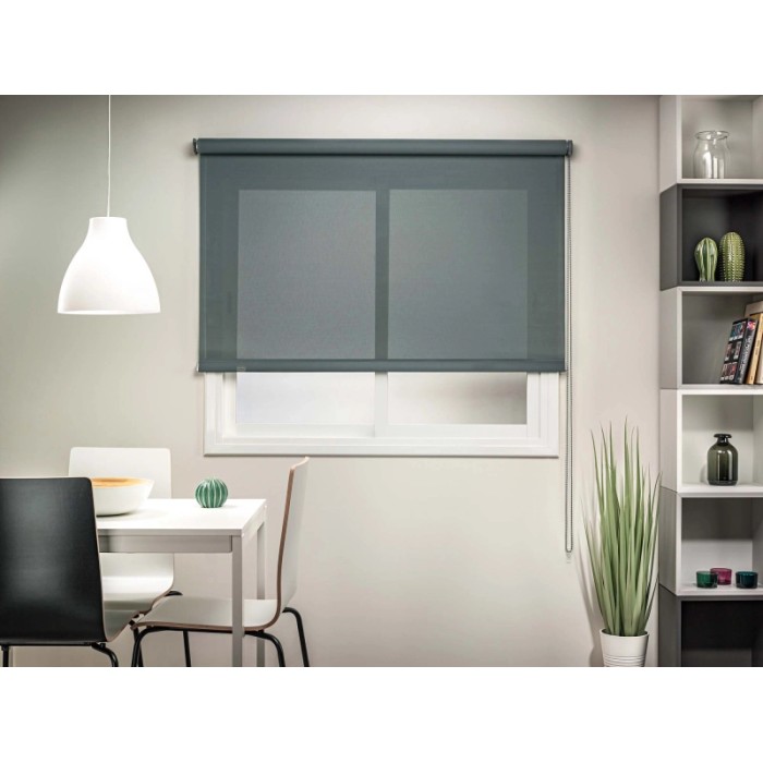 Tenda a rullo Screen Industry 5% grigio scuro 200 x 250 cm