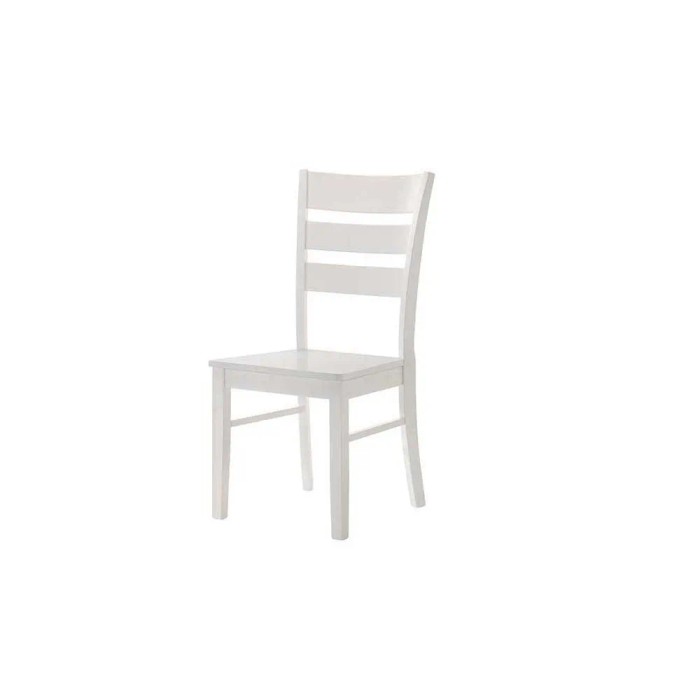 Sedia Lisa 46x54,5x99 cm Bianco 4 pz