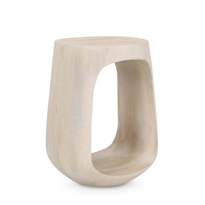 Tavolino in legno Lopez Ø33xH45 cm