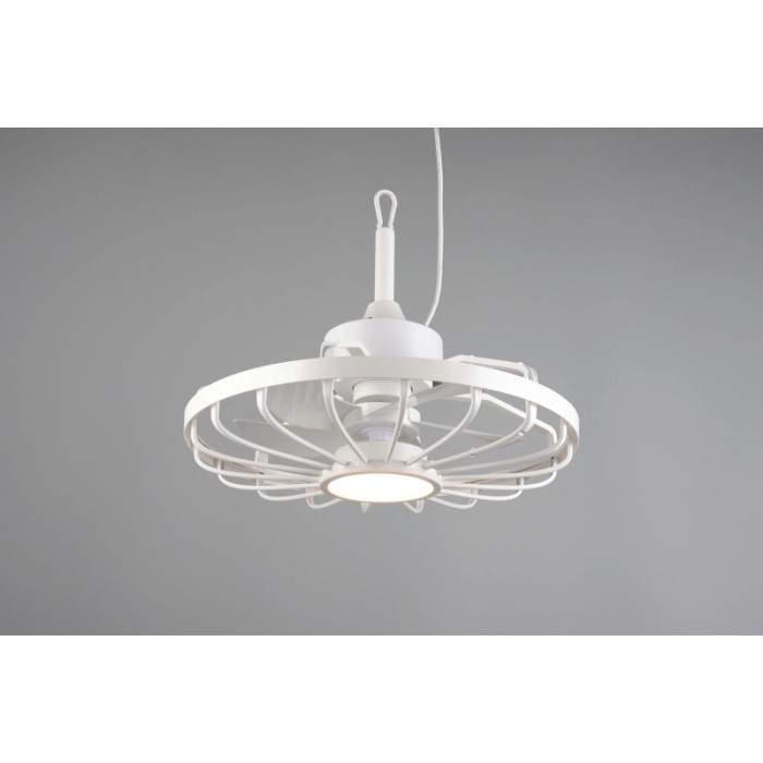 Plafoniera LED con ventilatore Oslo 2250 lm bianco caldo Ø 51x50 cm