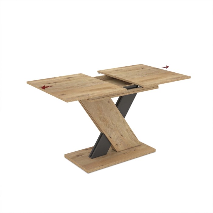 Tavolo allungabile da pranzo AXI rovere 120x75x76 cm