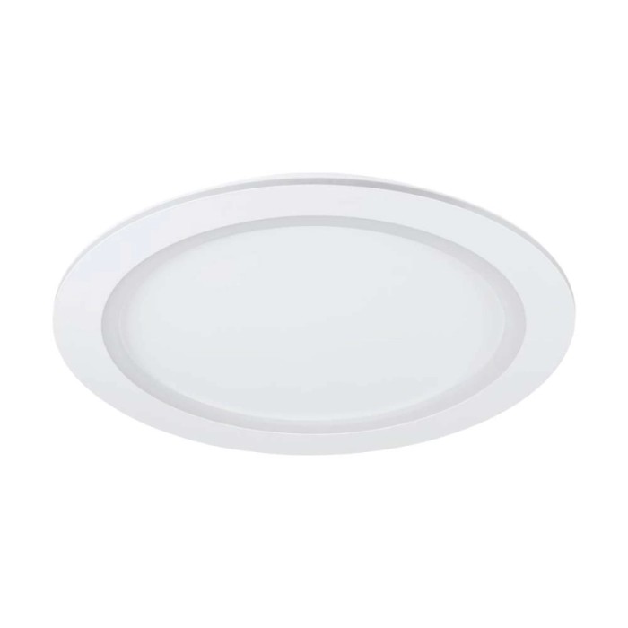 Plafoniera LED Eglo Padrogiano-Z bianca e rotonda, 59,5 cm, con funzione CCT-RGB per illuminazione d'atmosfera.