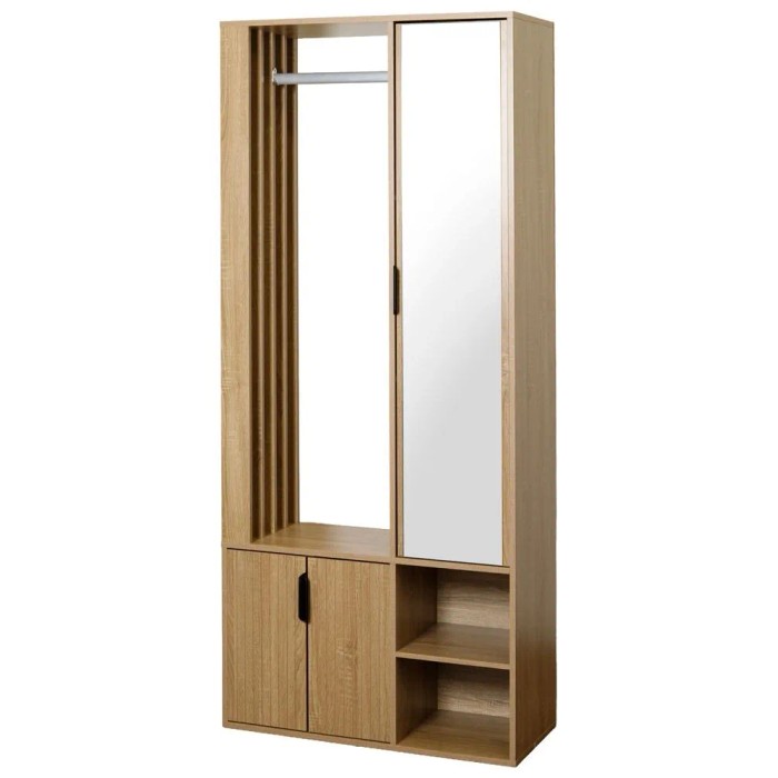 Mobile ingresso con specchio 80x30x180 cm