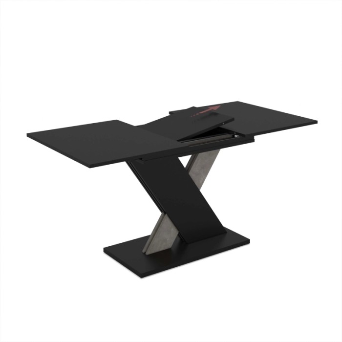 Tavolo allungabile da pranzo AXI cemento 120x75x76 cm