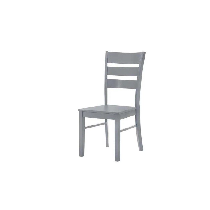 Sedia Lisa 46x54,5x99 cm Grigio 4 pz