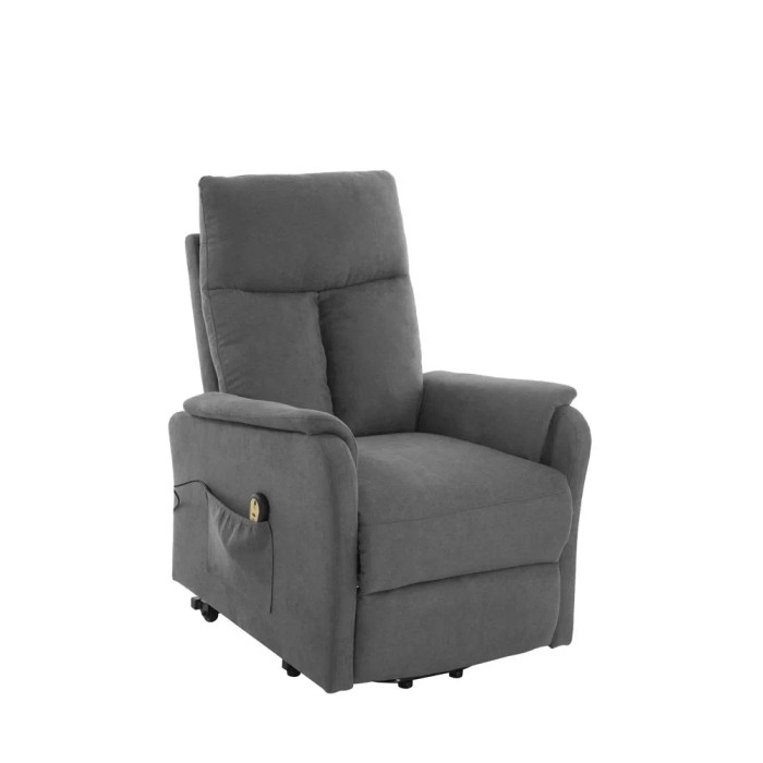 Poltrona relax Moira motorizzata alzapersona grigio scuro
