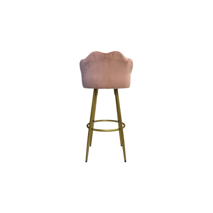 Sgabello Orel 100x54x55 cm Rosa 4 pz