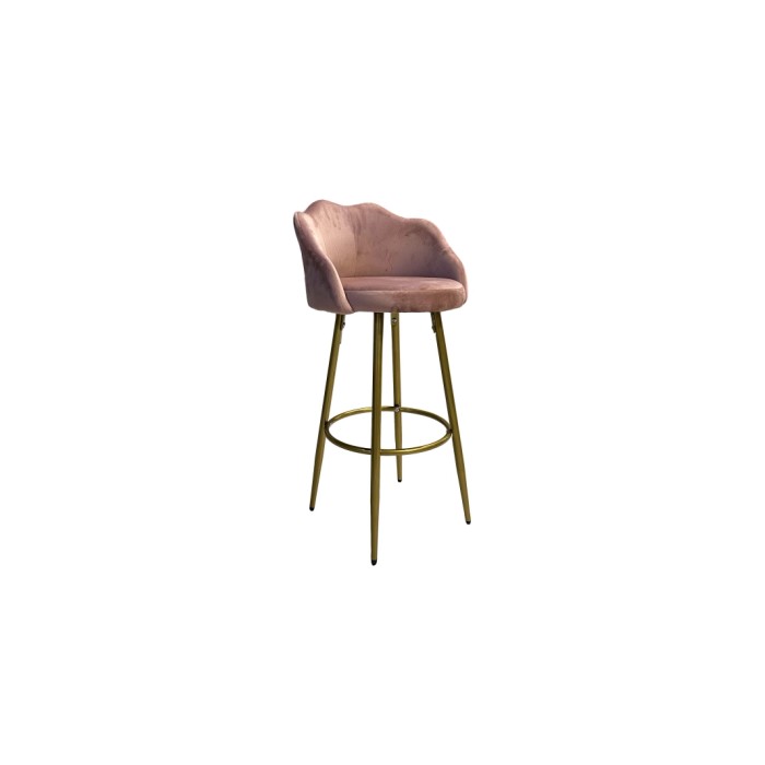 Sgabello Orel 100x54x55 cm Rosa 4 pz