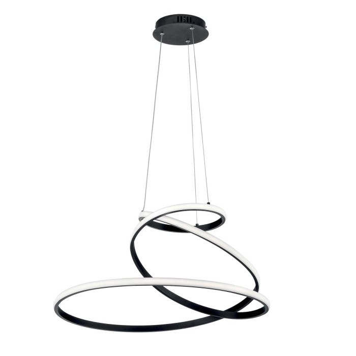 Moderna lampada a sospensione a LED t.b.t. per un'illuminazione elegante della stanza.