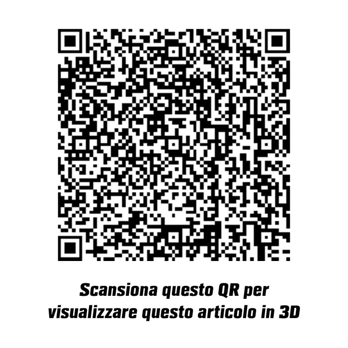 Scansiona questo QR Code per visualizzare l'armadio/guardaroba t.b.t. in 3D.