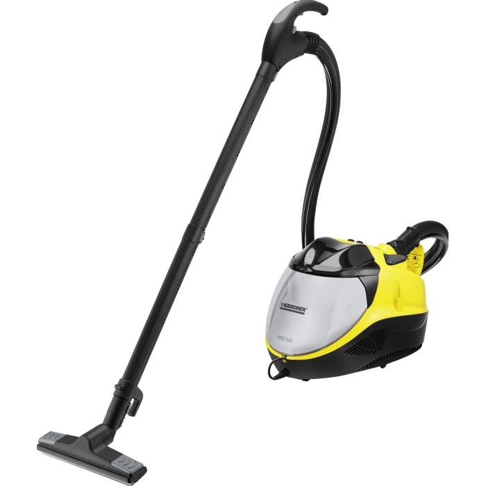 Kärcher SV7 aspirapolvere a vapore: pulitore a vapore 3 in 1 per aspirare, lavare e asciugare pavimenti duri e tappeti.