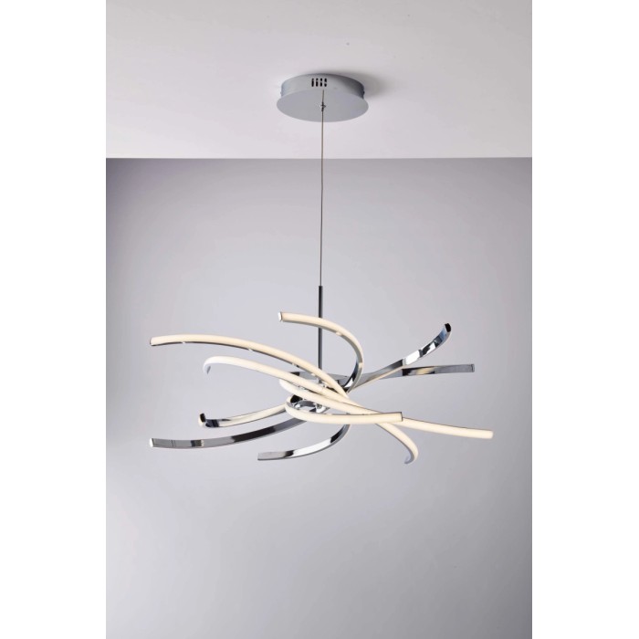 Sospensione LED Anuk 5400 lm 3000K 70x70 cm
