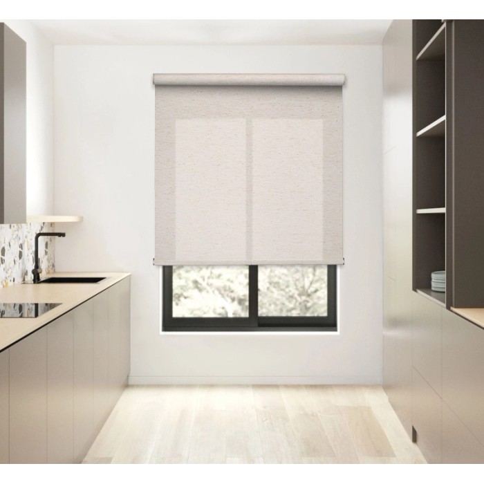 Tenda a rullo Lino filtrante 220x250 cm naturale
