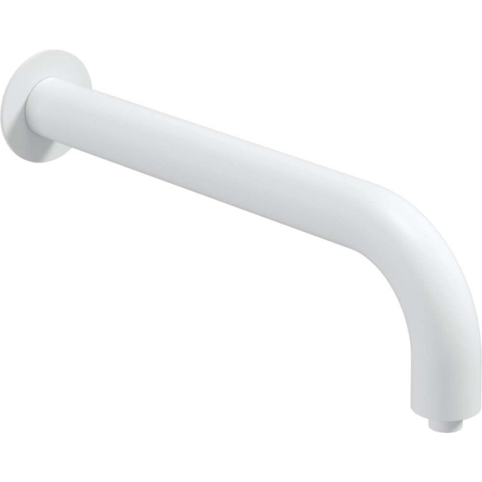 Bocca erogazione doccia parete Idrostile Limonar 380 mm bianco