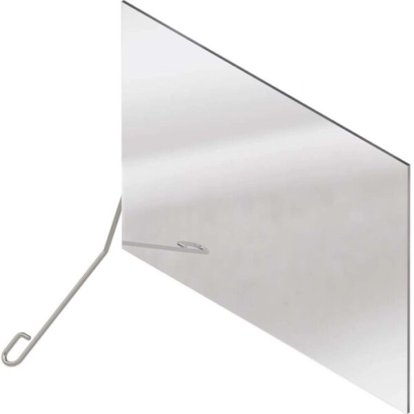 Specchio reclinabile 60x45 cm acciaio inox sx