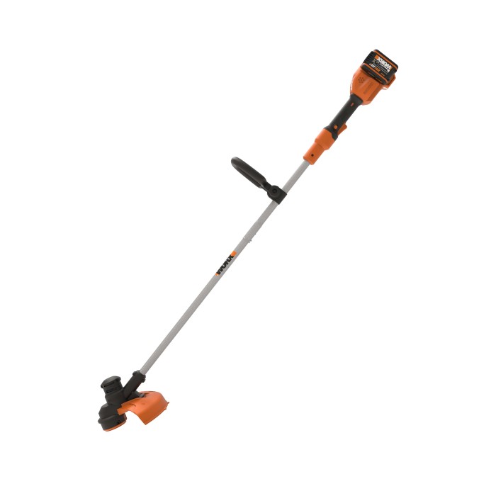 Tagliabordi a batteria per rifiniture precise del bordo nel giardino.