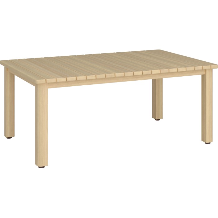 Tavolo da giardino rettangolare Canston in legno di acacia, 180x100 cm, ideale per il giardino.