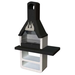 Barbecue in muratura Prometeo legna e carbonella griglia 67x40 cm