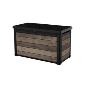 Baule da esterno Deco 100G 123x62x71 cm 380 l noce