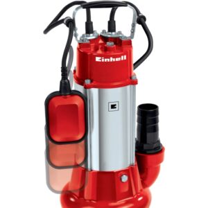 Pompa sommersa Einhell GC-DP 1340 G per acque sporche in acciaio inox e ghisa con interruttore a galleggiante.