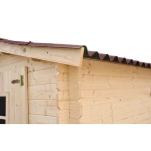 Casetta da giardino in legno sp 20 mm H197xL199xP205 cm