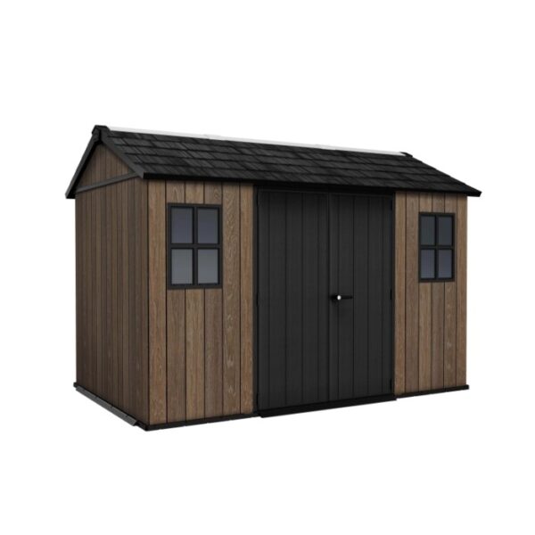 Casetta da giardino Keter in plastica Apex sp 20 mm marr.scuro 6,8 m²