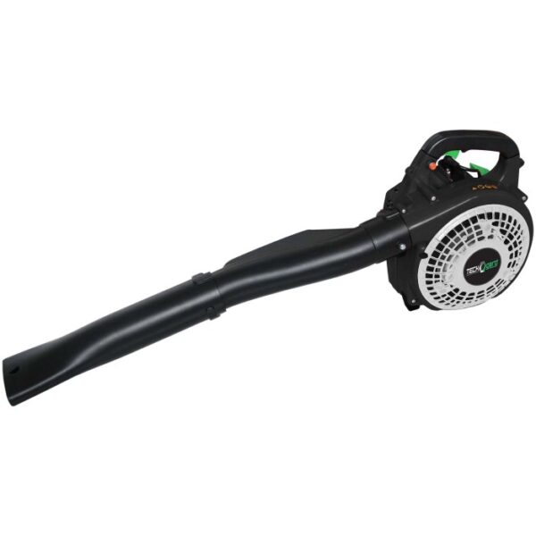 Soffiatore per foglie nero di t.b.t. per giardinaggio.