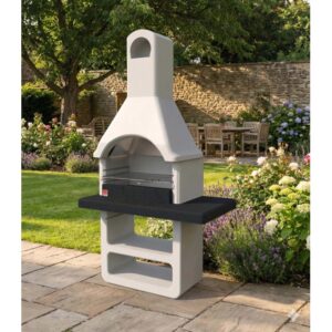 Barbecue in muratura Maribor legna e carbonella griglia 67x40 cm