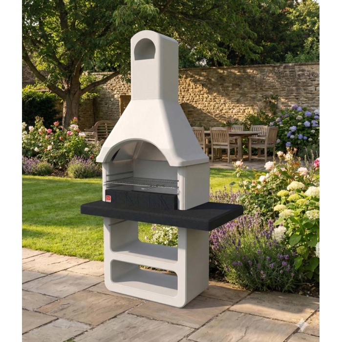 Barbecue in muratura Maribor legna e carbonella griglia 67x40 cm