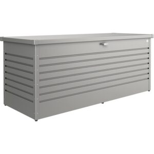 Biohort Box da esterno Gr. 200, grigio quarzo metallizzato, ideale per riporre all'aperto.