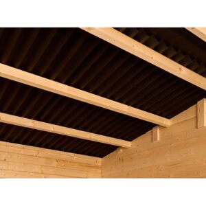 Casetta da giardino in legno sp 16 mm H226xL300xP300 cm