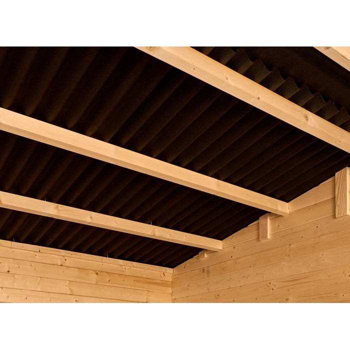 Casetta da giardino in legno sp 16 mm H226xL300xP300 cm