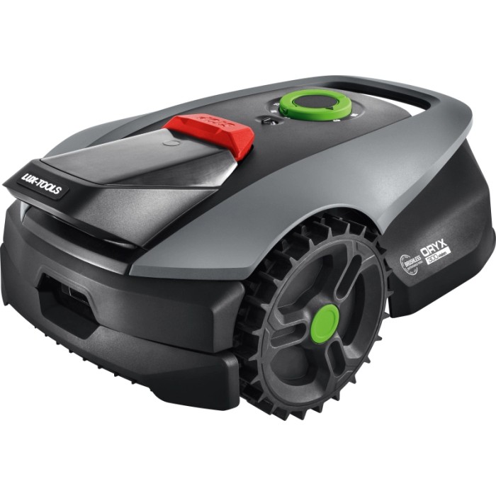 LUX-TOOLS Robot rasaerba Oryx 300 Vision, tosaerba intelligente per prati fino a 300 m².